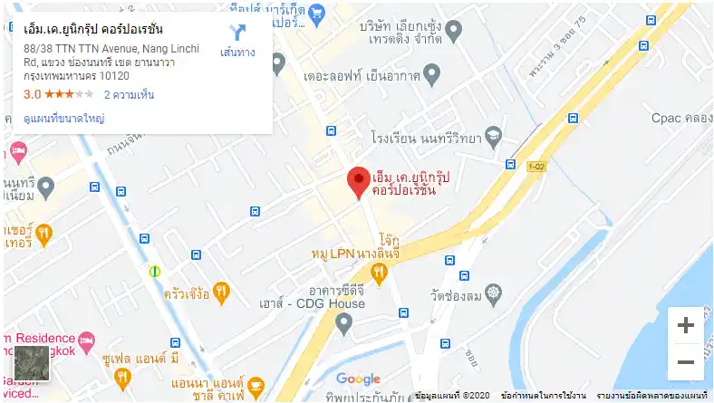 MK Unigroup location map